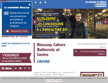 Tablet Screenshot of biocoopcahors.com